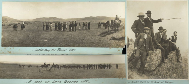 E.T. Luke's photographs of the 1902 Senator's tour of the Federal Capital sites