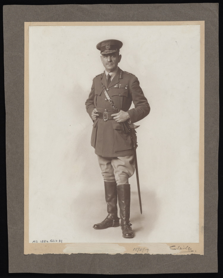 Portrait photograph of Sir John Monash in uniform
