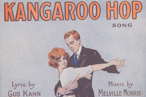 Kangaroo hop music score for voice and piano 1916