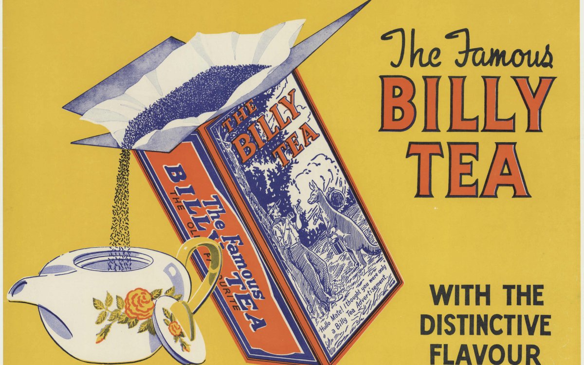 Colourful Billy Tea Advertisement