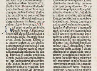 printed manuscript