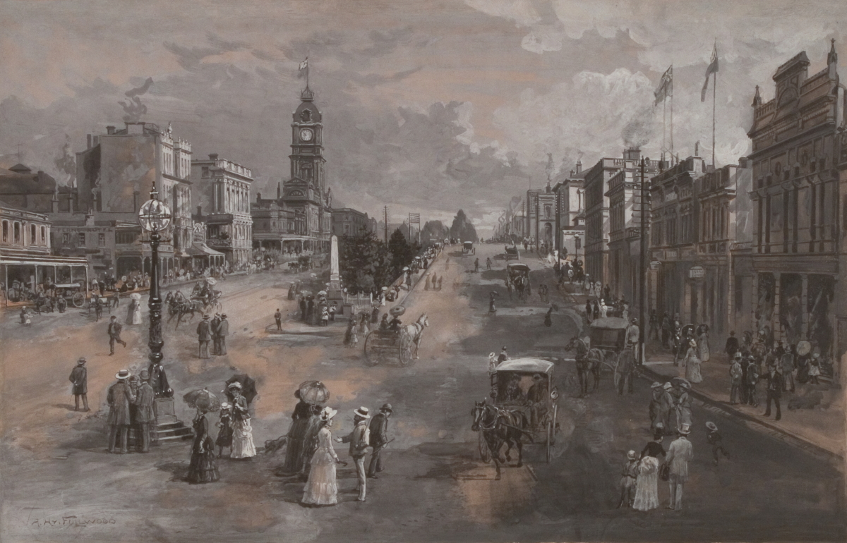 Sturt Street, Ballarat, c.1886