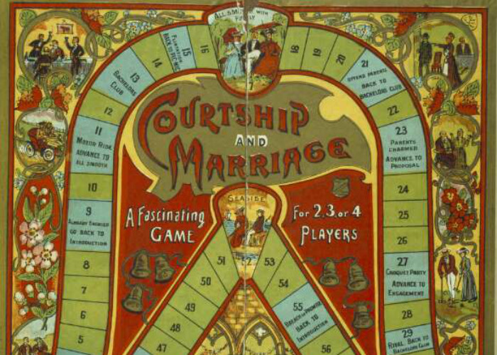 Courtship and marriage game