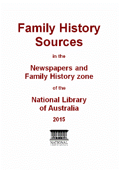 Family History Sources in the Newspapers and Family History zone