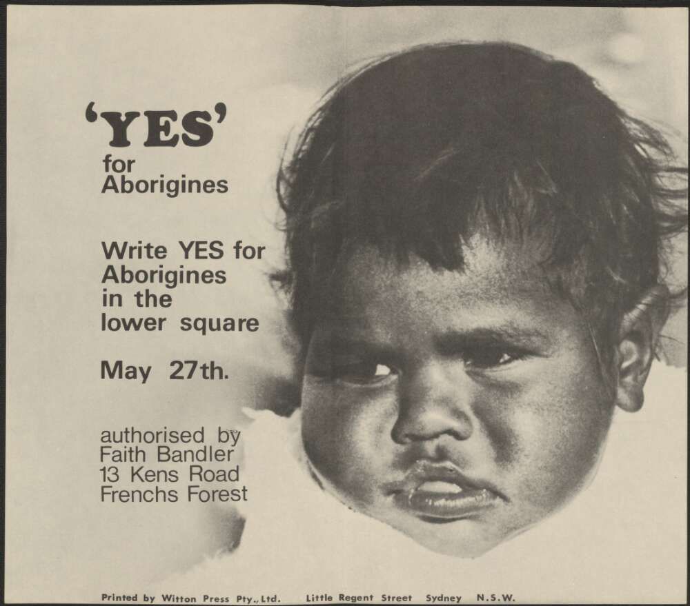 Yes for Aborigines : write yes for Aborigines in the lower square May 27th