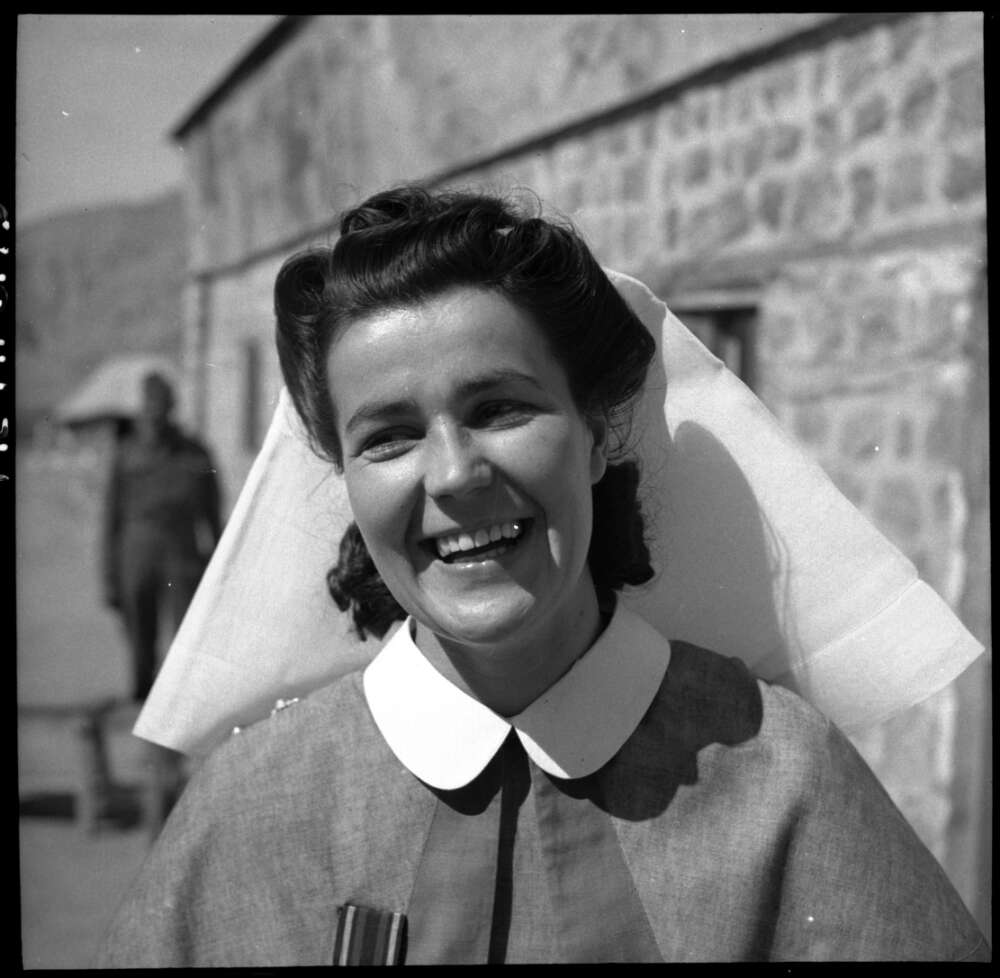 Hurley, Frank. (1939). [Close up of a female nurse, World War II, 1] [Iran]
