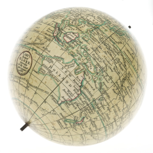 Cary's pocket globe agreeable to the latest discoveries