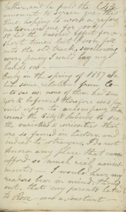 The diary of John Ward, 1841-1844