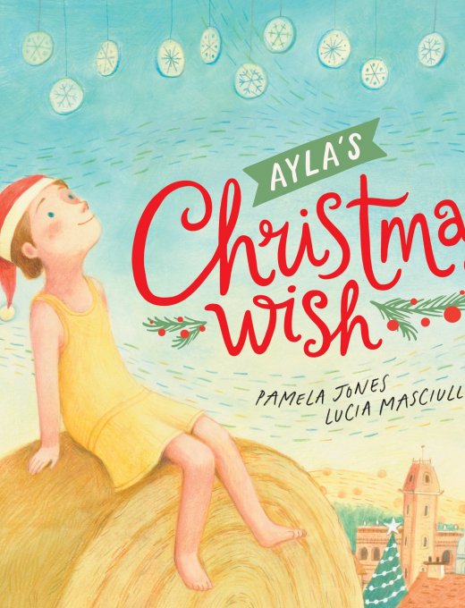 The front cover of the book 'Ayla's Christmas Wish'.