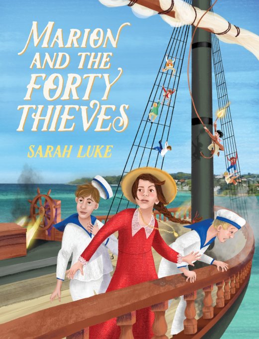 The front cover of the book 'Marion and the Forty Thieves'.