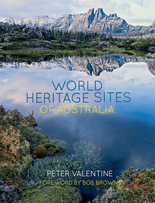 The front cover of the book 'World Heritage Sites of Australia'