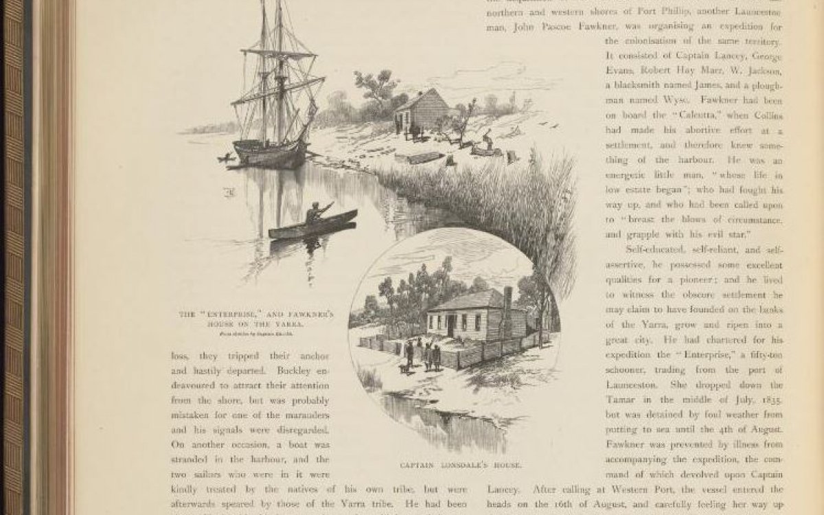 page from picturesque atlas