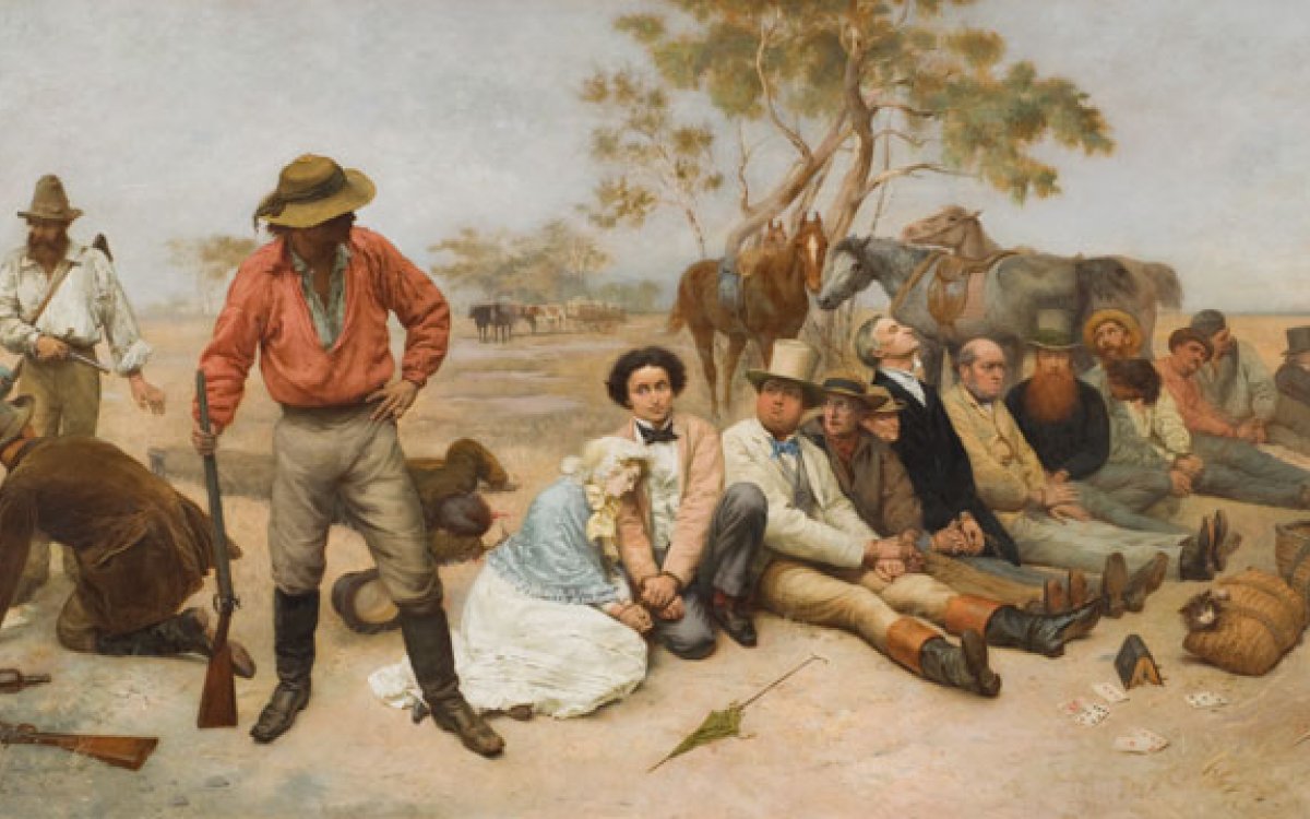 Bushrangers, Victoria, Australia 1852 (detail)