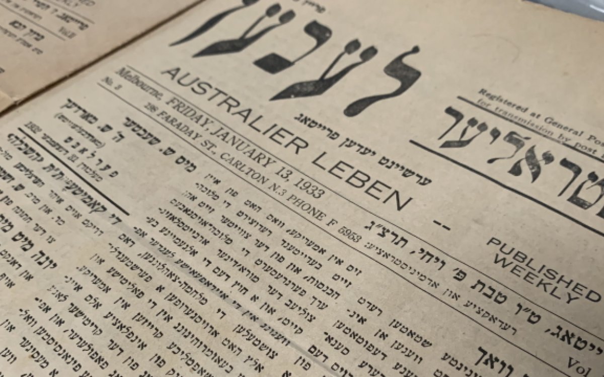 An edition of Australier Leben from Friday 13 January 1933