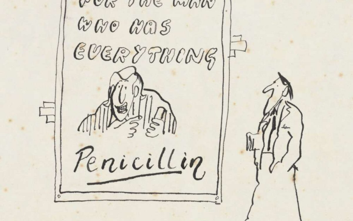 cartoon advertising penicillin