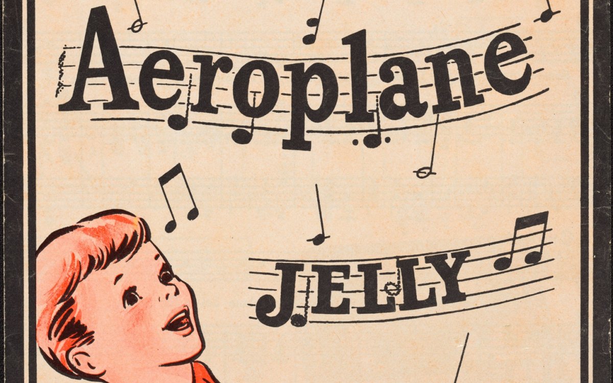 aeroplane jelly sheet music cover
