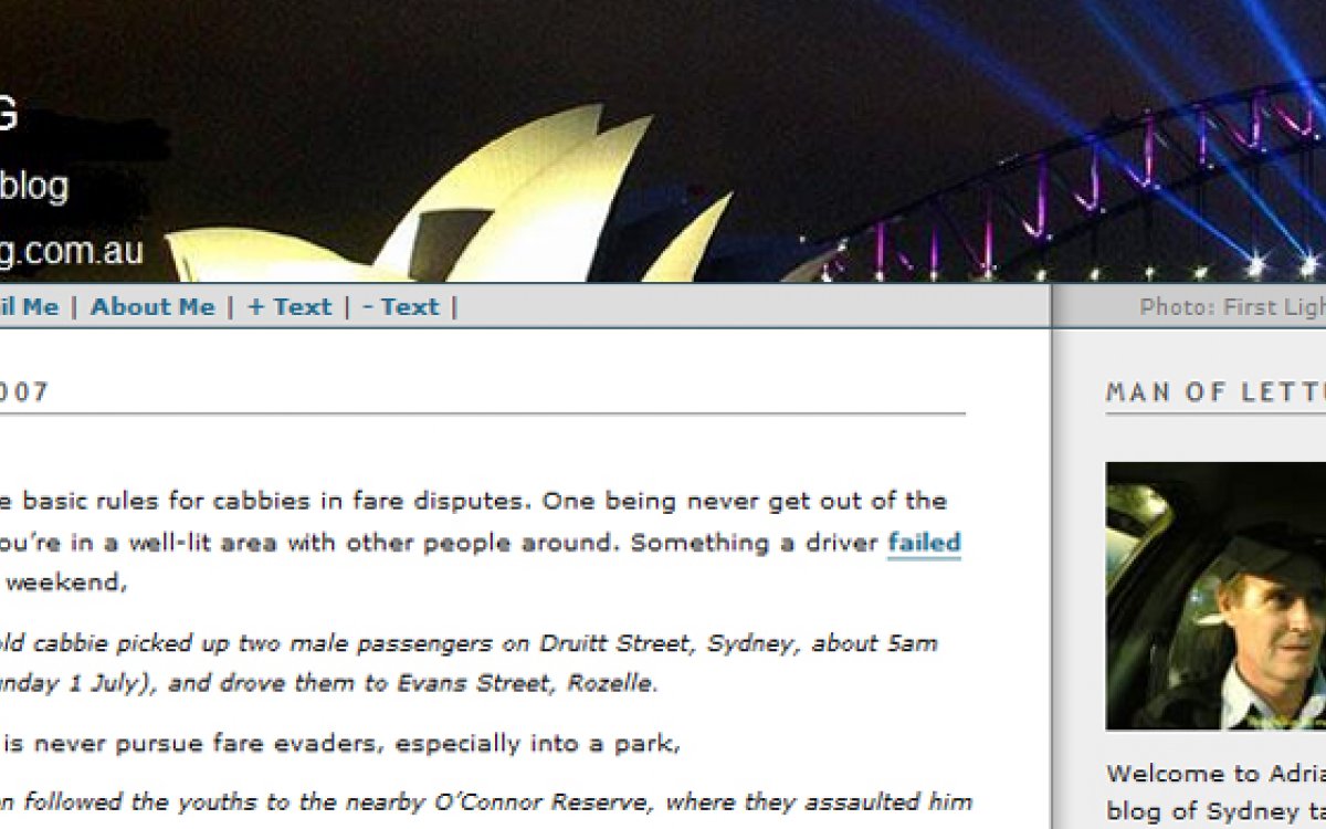 Blog featuring the Opera house and Sydney bridge