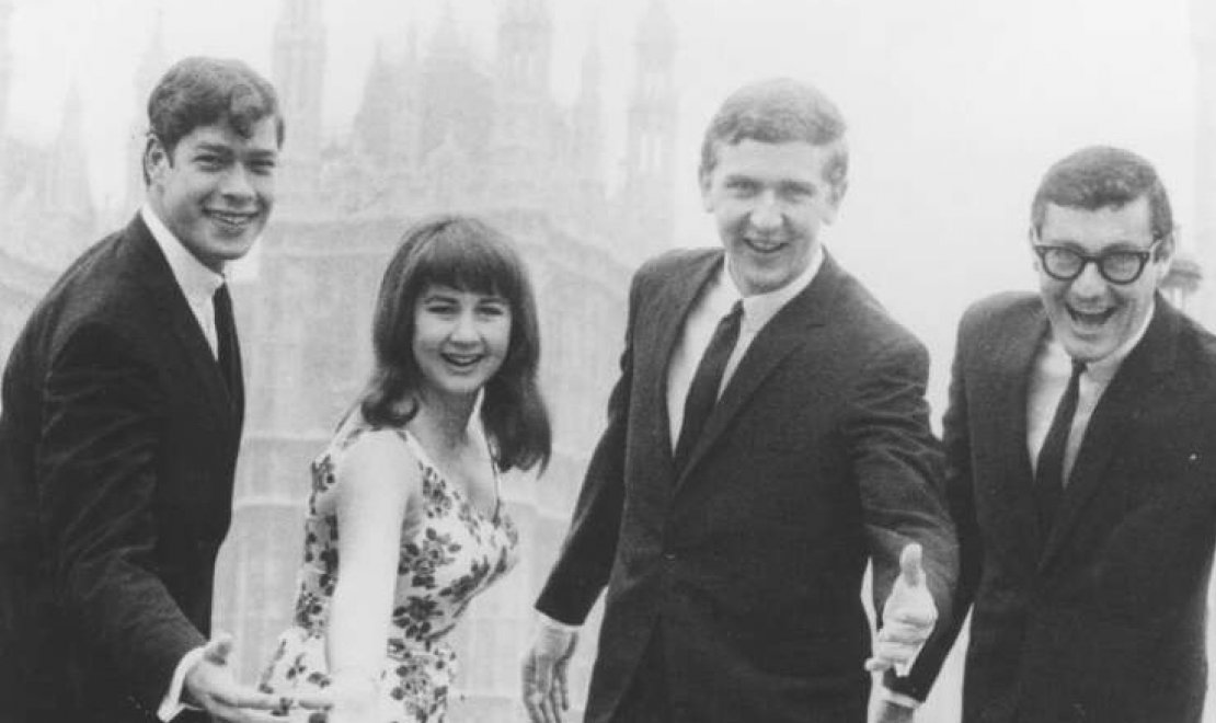 The Seekers on Westminster Bridge, London, ca. 1966 [picture] 