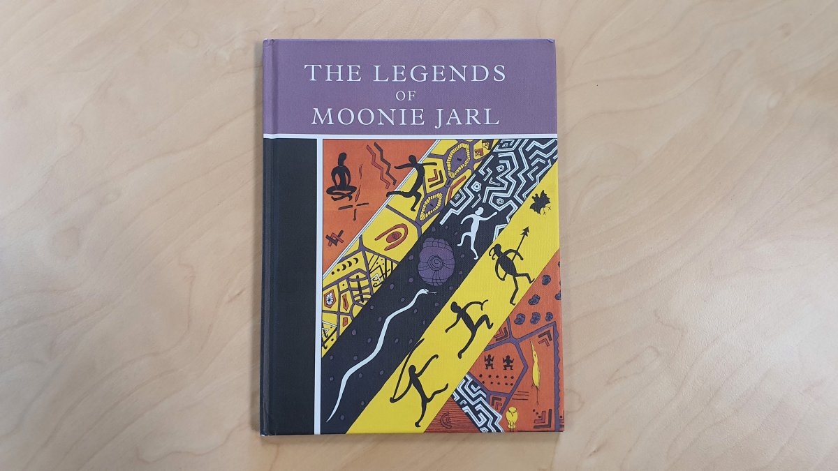 Book cover - the Legends of Moonie Jarl
