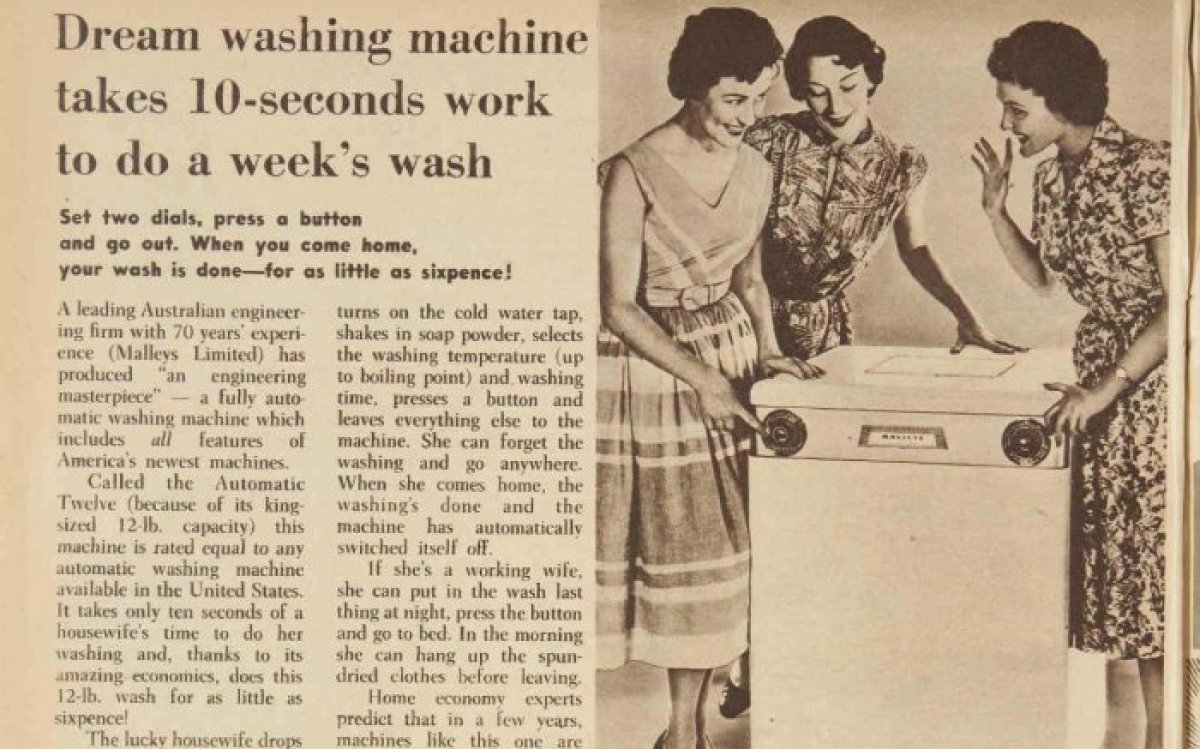 Woman's Weekly Washing Machine