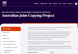 Australian Joint Copying Project