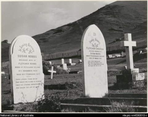 Cemetery Norfolk Island September 1961
