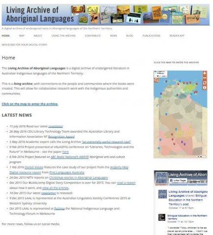 The Living Archive of Aboriginal Langauges
