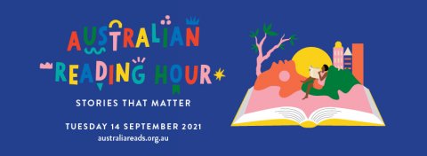 Australian Reading Hour promotional banner