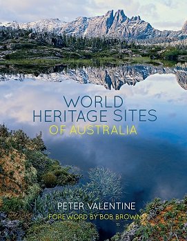 The front cover of the book 'World Heritage Sites of Australia'.