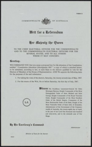 Constitution Alteration (Aboriginals) 1967