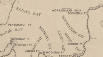 Map from extract from Parish of Wollongong