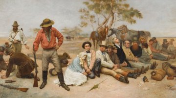 Bushrangers, Victoria, Australia 1852 (detail)