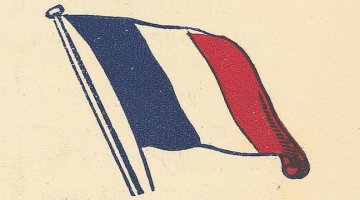 Detail of cover of French National Day, 14 July 1917
