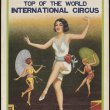 Poster with illustrations of three dancing women; text reads 'Ivan Bros. Top of the World International Circus'