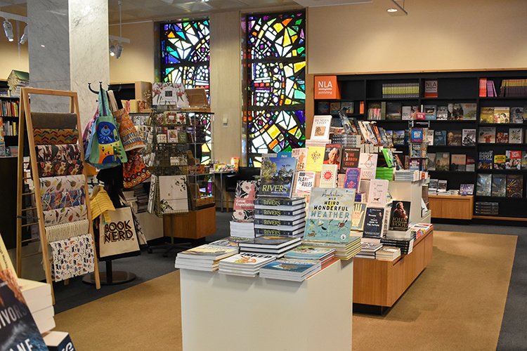 inside the National Library Bookshop