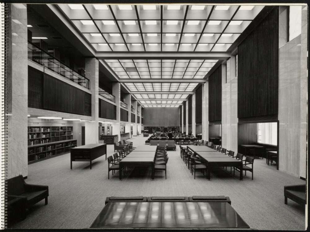 Main Reading Room at the National Library of Australia
