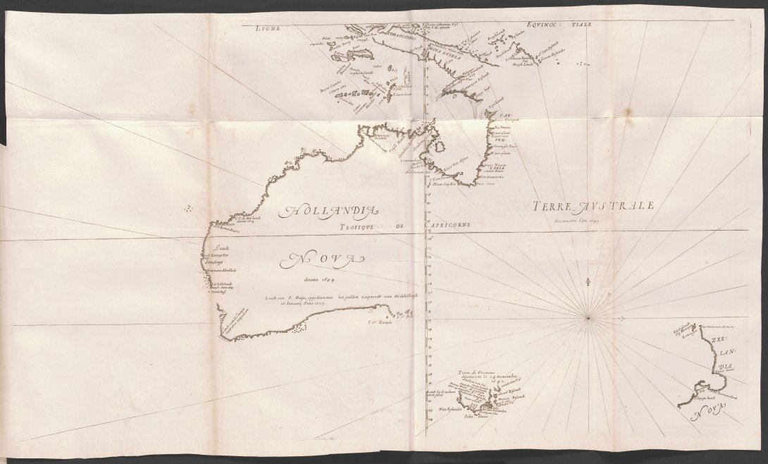 An old map of Australia