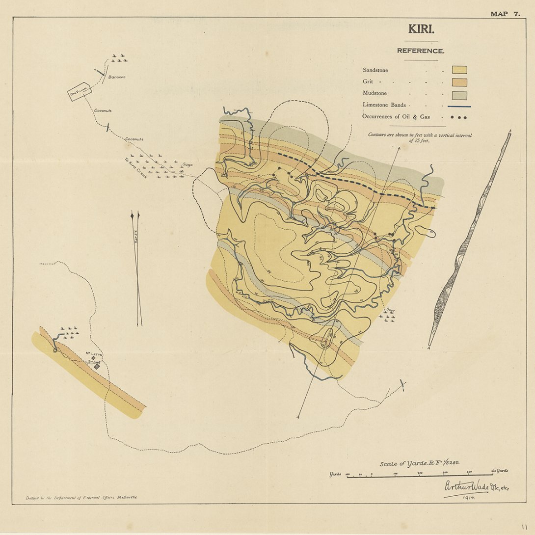Kiri. Map 7, Scale of yards R.F. 1/5280 