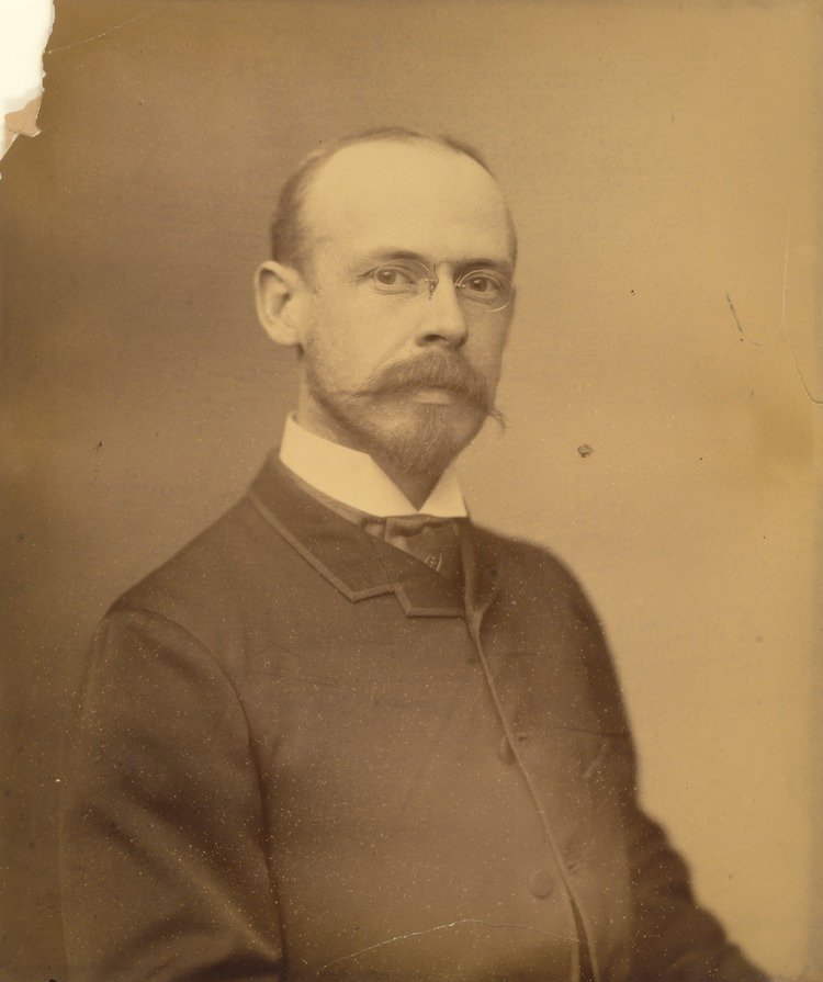 a sepia portrait of Frank Wilbert Stokes