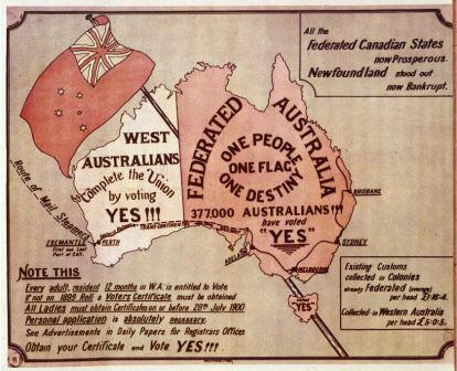 West Australians complete the union by voting yes